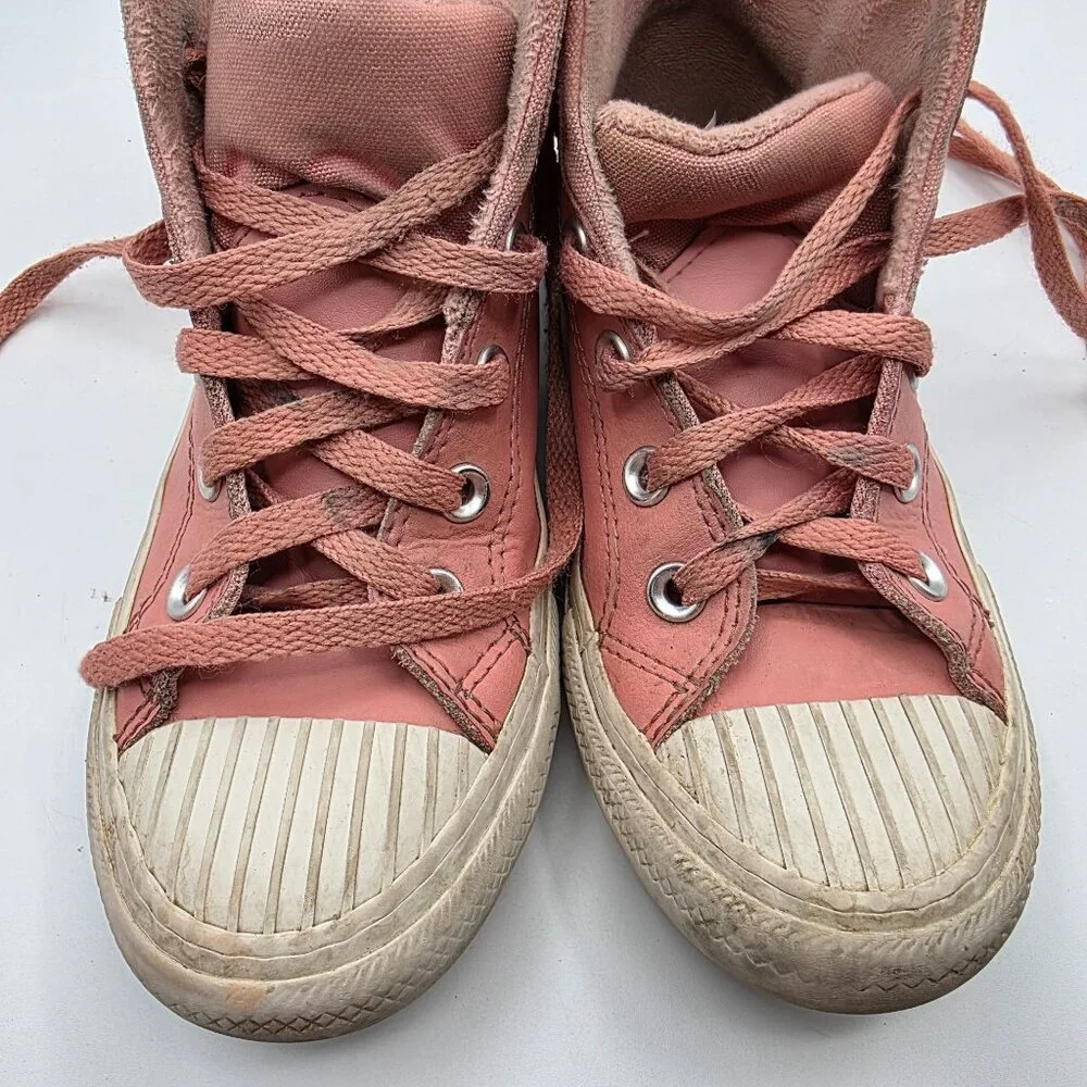 Converse Chuck Taylor All Star Berkshire High Rust Pink Girls Size 2 Shoes